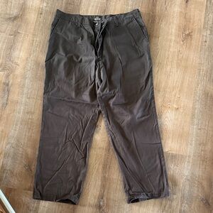 Lee Men's Dark Brown Casual Chinos - 38x30